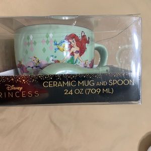 Disney Princess ceramic mug and spoon set